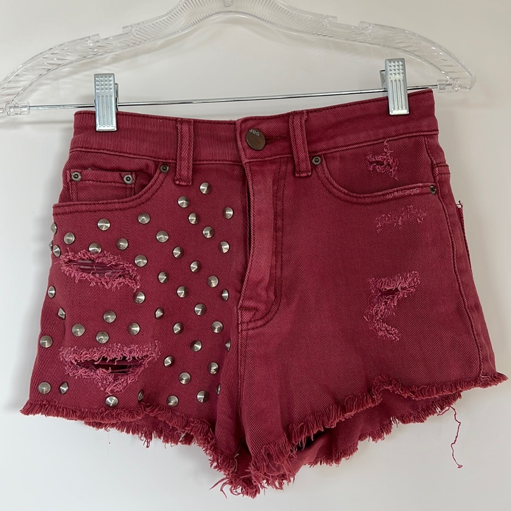 Jean Shorts with Studs